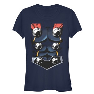 Juniors Womens Marvel Halloween Thor Costume T-Shirt - 1 of 3