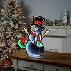 Snowman and Wreath Ekkolight 23.5"H - 3 of 3