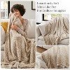 KWPZQEB Faux Fur Throw Blanket, Luxury Cozy Soft Throw for Couch, Soft Plush Cozy Blankets, Blankets for Couch Sofa Bedroom, 60x70" - 4 of 4