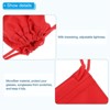 Unique Bargains Protective Storage Pouch Draw String with Cleaning Cloths 6 Pcs 11" x 7" - 4 of 4