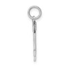 Black Bow Jewelry Sterling Silver, Varsity Collection, Small D/C Pendant, Number 14 - 2 of 4