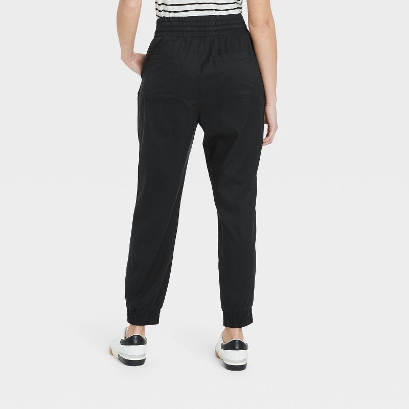 Women's High-Rise Woven Ankle Jogger Pants - A New Day™, 2 of 10