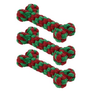 Unique Bargains Bone Shape Dog Chew Rope - 1 of 4