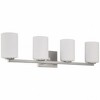 Access Lighting Sienna 4 - Light Vanity in  Brushed Steel - 4 of 4