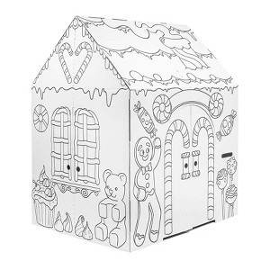 Easy Playhouse Gingerbread House - Kids Art & Craft for Indoor Fun - 1 of 4