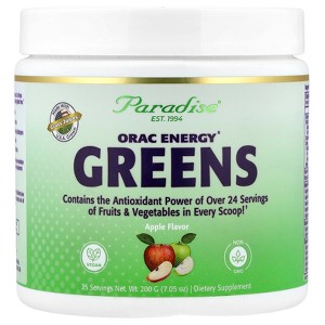 Paradise Herbs ORAC Energy® Greens, Apple, 7.05 oz (200 g) - 1 of 4