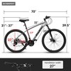 FIONECA 27'' Unisex Mountain Bike with Aluminum Frame, 21-Speed & Suspension Fork - 3 of 4