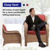 POCASSY Wicker Rattan Outdoor Chairs - 2 of 4