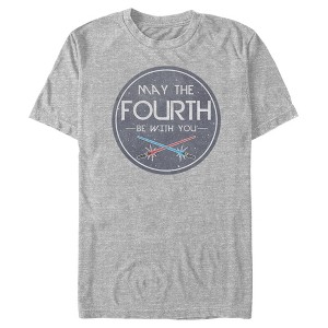 Men's Star Wars May the Fourth Lightsabers T-Shirt - 1 of 4
