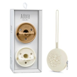 La’dore Baby Pacifier & Case Set – BPA-Free Silicone Soother for Teething Relief + Portable Pacifier Holder for Travel & Storage - 1 of 4