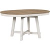YOOCOZZ Solid Wood Round Extendable Kitchen Dining Table with 16" Leaf - 4 of 4