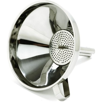 Norpro 5" Stainless Steel Funnel with Strainer