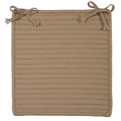 Colonial Mills Simply Home Solid - Cuban Sand Chair Pad (single)