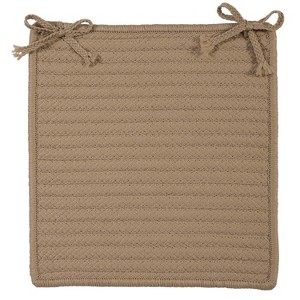 Colonial Mills Simply Home Solid - Cuban Sand Chair Pad (single) - 1 of 1