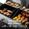 RoyalGourmet 2-Burner Gas and Charcoal Combo Grill ZH3002NTG Silver/Black - 4 of 4