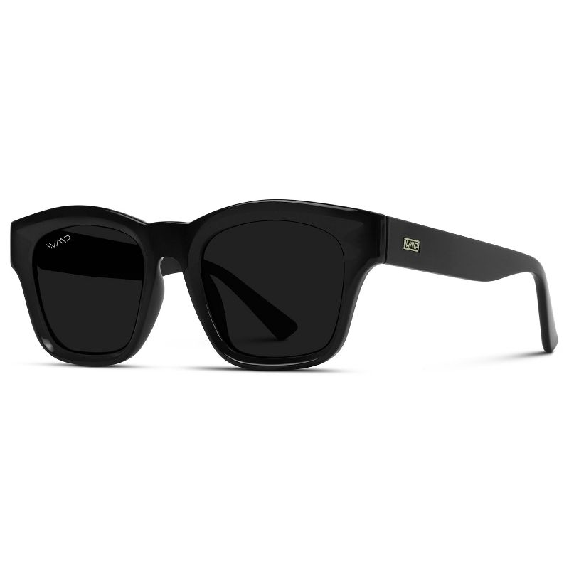 WMP Eyewear Oversized Thick Square Polarized Sunglasses, 2 of 5