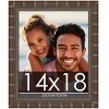 PosterPalooza | 14x18 Modern Bamboo Picture Frame, UV Acrylic, 5 Finishes - 2 of 4