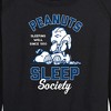 Women's - Peanuts - Peanuts Sleep Society Lightweight French Terry Wide Neck Long Sleeve Shirt - 2 of 4