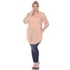 Plus Size Stretchy Tunic -White Mark - 2 of 4