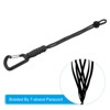Unique Bargains Adjustable Camping Hiking Paracord Carabiner Braided Lanyards 2 Pcs 10" - 3 of 4