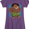 Girls' - Moana - Maui Portrait Fitted Short Sleeve Graphic T-Shirt - 2 of 4