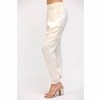Women's Satin Cargo Jogger Pants - Fate - 4 of 4