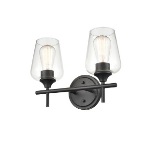 Millennium Lighting Ashford 2 - Light Vanity in  Matte Black - 1 of 2