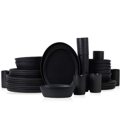 Stone by Mercer Project Katachi Stoneware 16-Piece Dinnerware Set