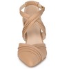 Allegra K Women's Slouches Cross Strap Pointed Toe Stiletto Heels Pumps - 2 of 4