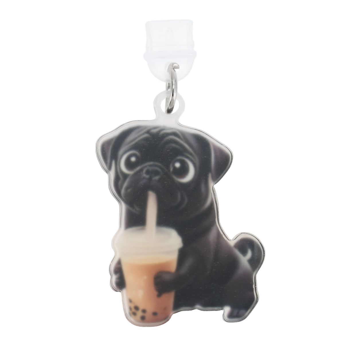 Unique Bargains Dog Pendants Dust Plug Charm for Type-C Black Gray Brown 2 Pcs - thumbnail 4