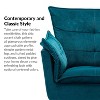 Set of 2 Jonat Contemporary Velvet Wooden Upholstered Armchair with Metal Legs for Bedroom and Living Room| ART OF LIVING DESIGNS - 4 of 4