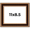 PosterPalooza | Photo Size Weathered Gold Picture Frame - UV Acrylic, Foam Board Backing, Hanging Hardware - 2 of 4