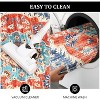 Vintage Style Area Rug - Machine Washable, Non Slip, Low Pile Lightweight Print, for Living Room, Bedroom, Dining Room, and Home Office - 3 of 4