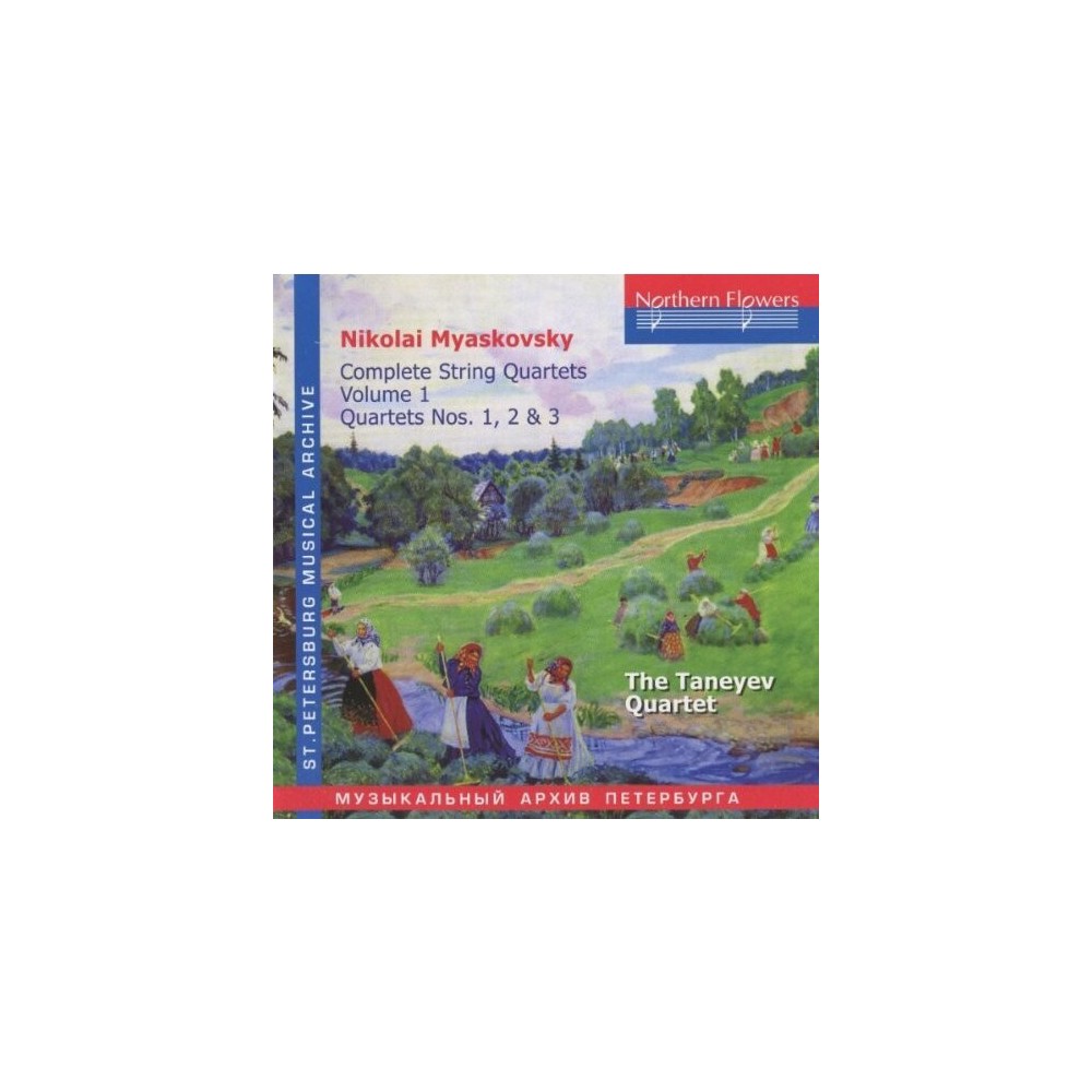 Taneyev Quartet - N. Miaskovsky - Complete String Quartets 1 (CD)
