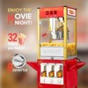ROVSUN Popcorn Machine with Cart, Wheels & 8 Oz Kettle Makes Up to 32 Cups, Popcorn Maker w/ Candy Dispensers for Commercial Home Movie Theater - 3 of 4