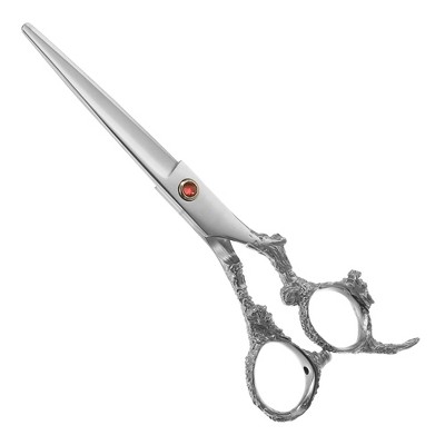 Unique Bargains Stainless Steel Barber Hair Cutting Scissors 6.5inch  Multicolor : Target