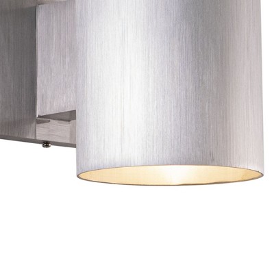 Chiasso Satin Aluminum Outdoor Wall Sconce Light