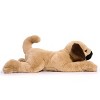 FAO Schwarz Toy Plush Lying Puggle 22" - image 2 of 4