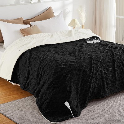 Heated Blanket, Soft Washable Electric Blanket, Heating Blanket for Bedding, With 10 Heat Settings, Sofa and Bed