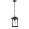 Portland Outdoor Pendant Light - 8" x 13.5" - Dimmable Glass Fixture, Wet Rated, 1 Bulb - 4 of 4