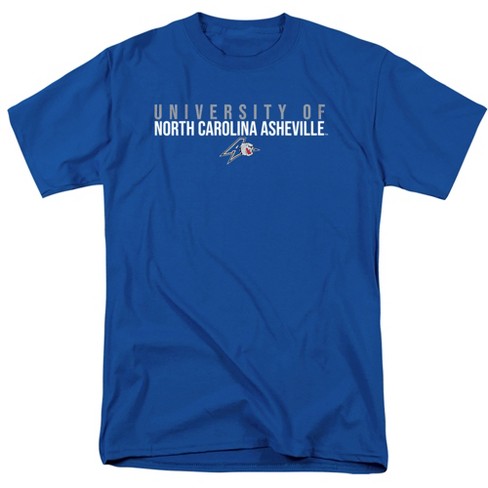 University of North Carolina Asheville Official Stacked Adult T Shirt, Royal Blue - image 1 of 4