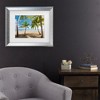 Trademark Fine Art - Stefan Hefele  Palmy Beach II Matted Framed Art - 2 of 4