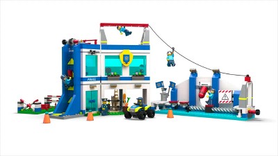 LEGO City Police Training Academy 60372, Station Playset with Obstacle  Course, Horse Figure, Quad Bike Toy and 6 Officer Minifigures, for Kids  Ages 6