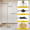 Whizmax Industrial Floor Lamp, Dimmable LED Standing Lamp with Remote & Foot Switch, Modern Tall Corner Light for Living Room, Bedroom, Office - 3 of 4