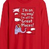 Men's - Dr. Seuss - I'm On My Way Long Sleeve Graphic T-Shirt - 2 of 4
