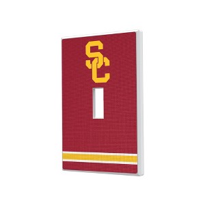 NCAA Big Ten Universities Stripe Hidden-Screw Light Switch Plate for Single Toggle - 1 of 4