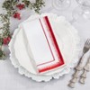 Saro Lifestyle Elegant Embroidery Detail Napkin (Set of 4) - 4 of 4