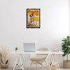Stupell Industries Yellow Antique Cycling Poster Black Framed Floater Canvas Wall Art - 2 of 4