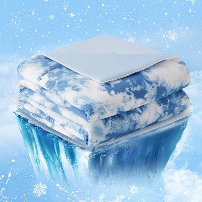 Cozy Bliss Cooling Comforter for Hot Sleepers Soft Breathable Cooling Blanket