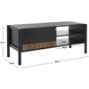 Errington 2 Shelf Media Stand - MED9000 - Black/Natural - Safavieh - 3 of 4